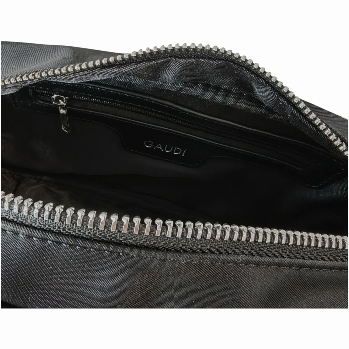 Pochette beauty case uomo GAUDI' in ecopelle e nylon