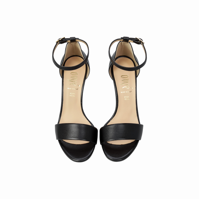 Scarpa donna OVYE' sandalo in ecopelle con cinturino tacco alto 9 cm