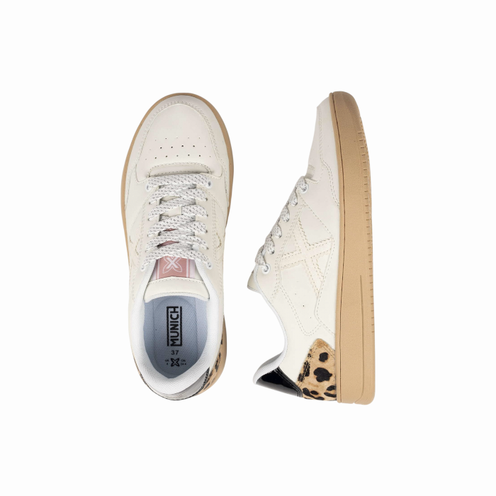 Scarpa donna MUNICH Legit 113 dettagli animalier e suola caramello