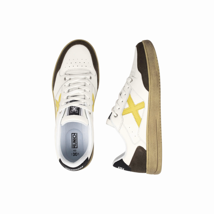 Scarpa uomo MUNICH Legit 118 in pelle e camoscio suola effetto invecchiato