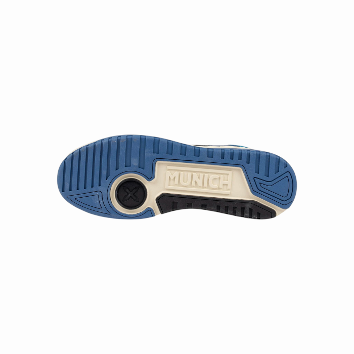 Scarpa uomo MUNICH Tennez retro 07 in rete e camoscio