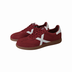 Scarpa uomo MUNICH sneakers Barru 214 in camoscio dettagli pelle suola cammello