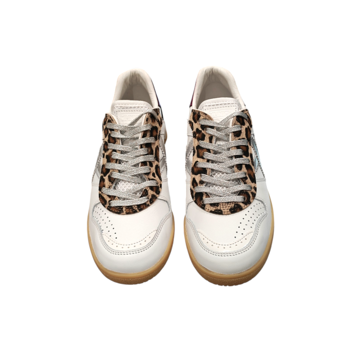 Scarpa donna MUNICH sneakers Continental Premium 16 dettagli neon e leoparadato