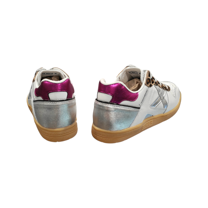 Scarpa donna MUNICH sneakers Continental Premium 16 dettagli neon e leoparadato