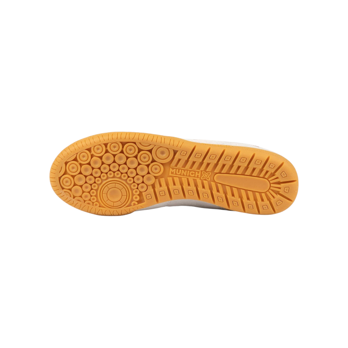 Scarpa uomo MUNICH sneakers Gresca xls 327 in pelle e nylon suola caramello