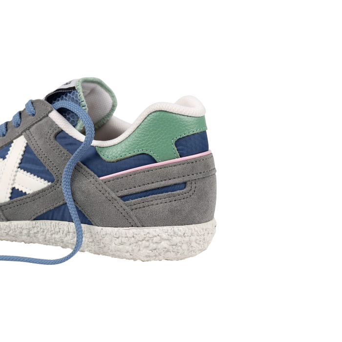 Scarpa uomo MUNICH sneakers Goal 1641 in tela di nylon e camoscio