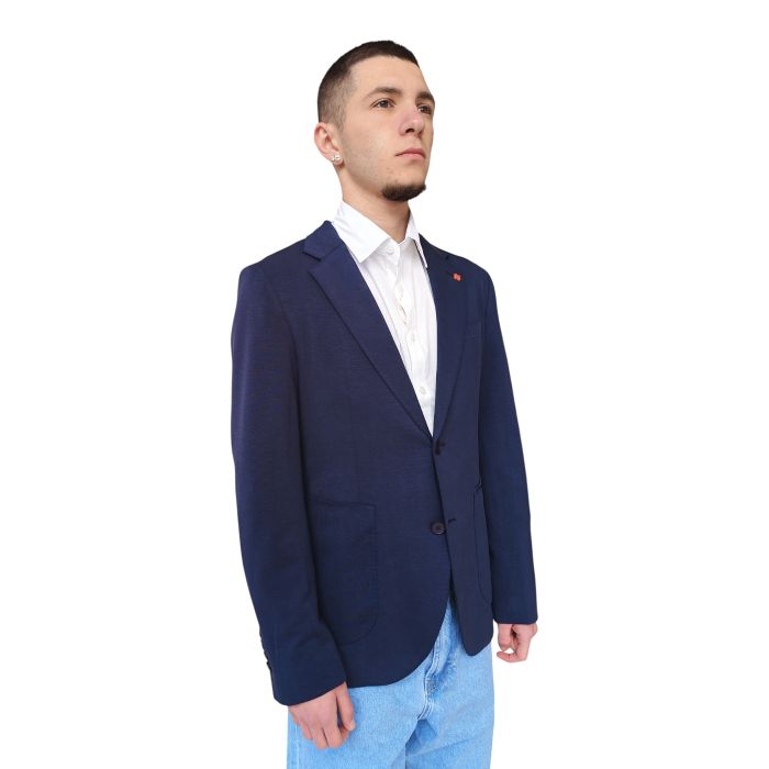 Giacca uomo GIANNI LUPO ultra light in misto rayon elastico monopetto