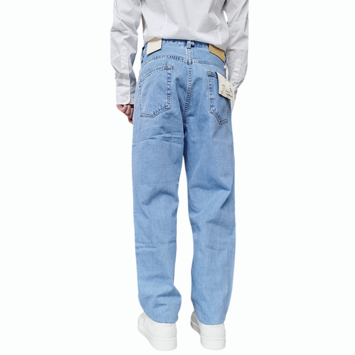 Jeans uomo GIANNI LUPO modello Dad relaxed fit light wash non elasticizzato