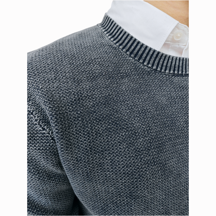 Maglia uomo GIANNI LUPO 100% cotone lavorazione intreccio effetto used