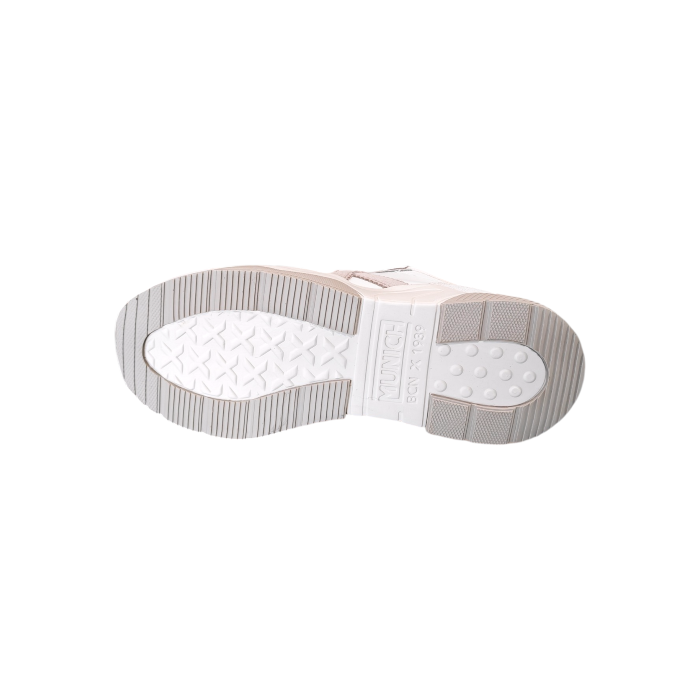 Scarpa donna MUNICH sneakers Wave 185 in pelle con dettagli in camoscio e fluo