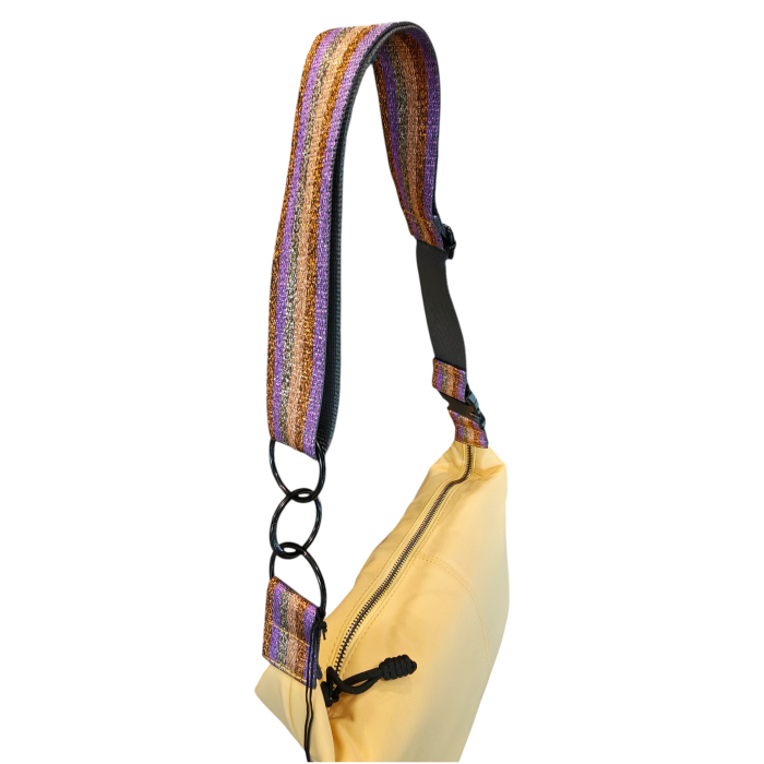 Borsa donna NALI' modello Nina a spalla con tracolla multicolor lurex