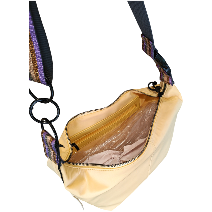 Borsa donna NALI' modello Nina a spalla con tracolla multicolor lurex