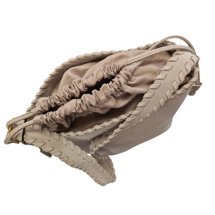 Borsa donna NALI' in suede modello Melanie secchiello a spalla