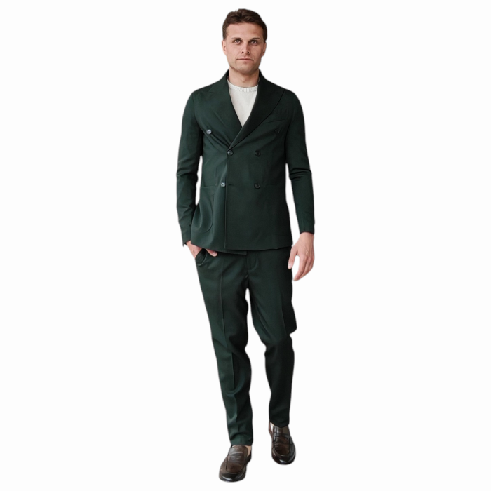 Abito uomo OFFICINA SARTORIALE ITALIANA slim fit con giacca doppiopetto 