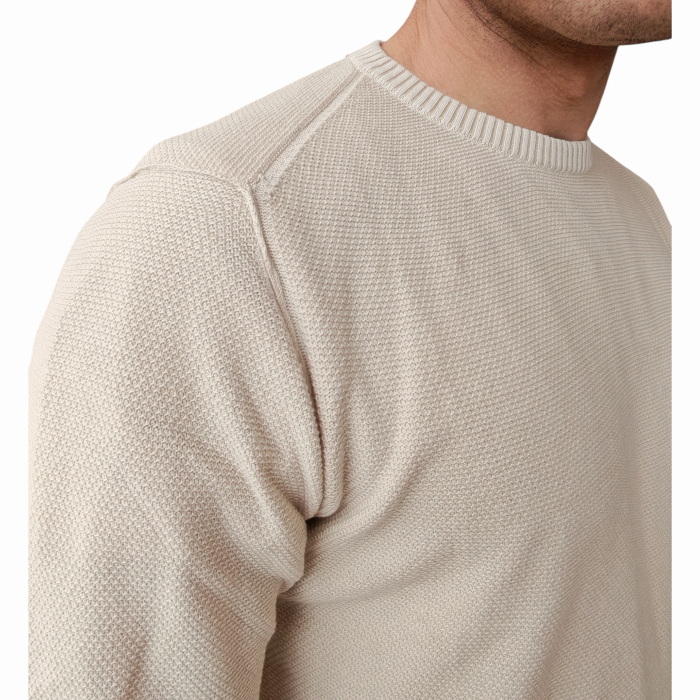 Maglia uomo BERNA 100% cotone regular fit lavorazione vanisè girocollo