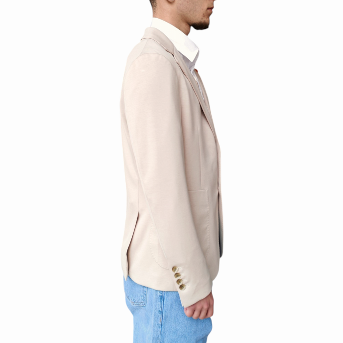 Giacca uomo GIANNI LUPO ultra light in misto rayon elastico monopetto