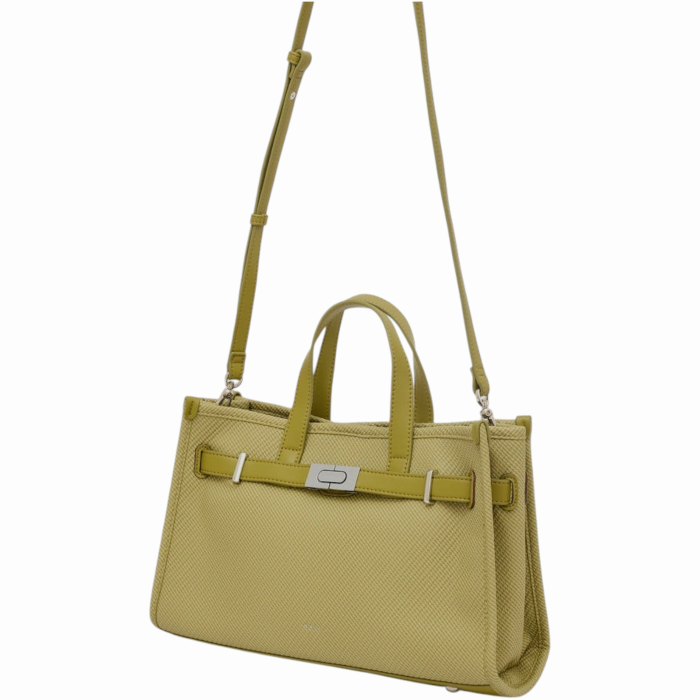 Borsa donna NALI' Bexhill in tessuto tramato morbido pochette interna e tracolla staccabile