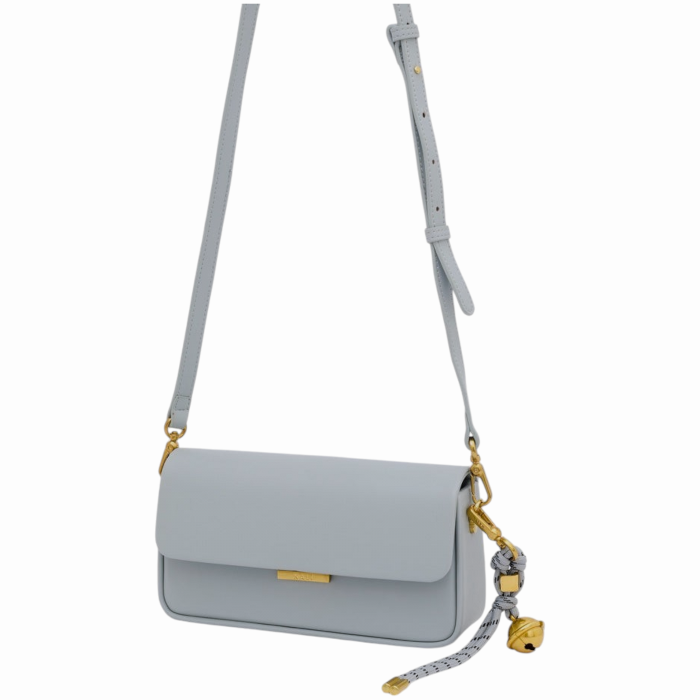 Borsa donna NALI' a spalla modello Bristol rigida con ciondolo