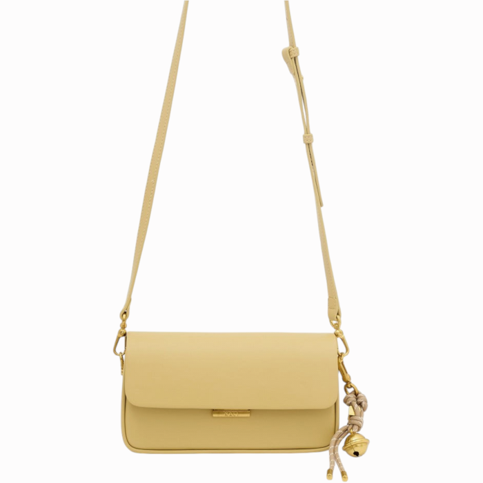 Borsa donna NALI' a spalla modello Bristol rigida con ciondolo