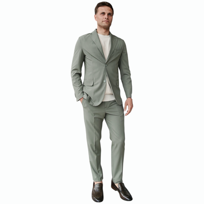 Abito uomo OFFICINA SARTORIALE ITALIANA slim fit con giacca monopetto