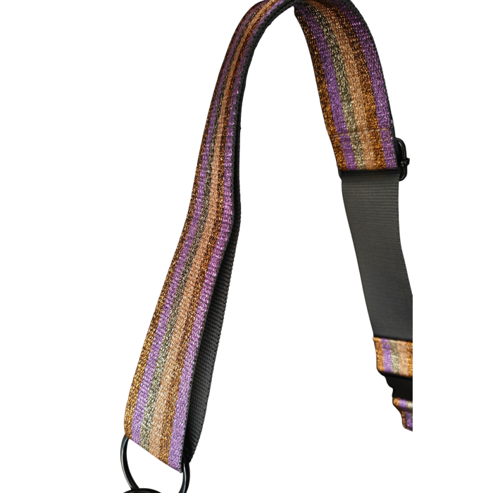 Borsa donna NALI' modello Nina a spalla con tracolla multicolor lurex 