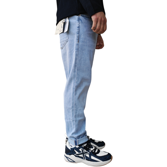  Jeans uomo GIANNI LUPO Carrot fit Mike 95 light wash elasticizzato
