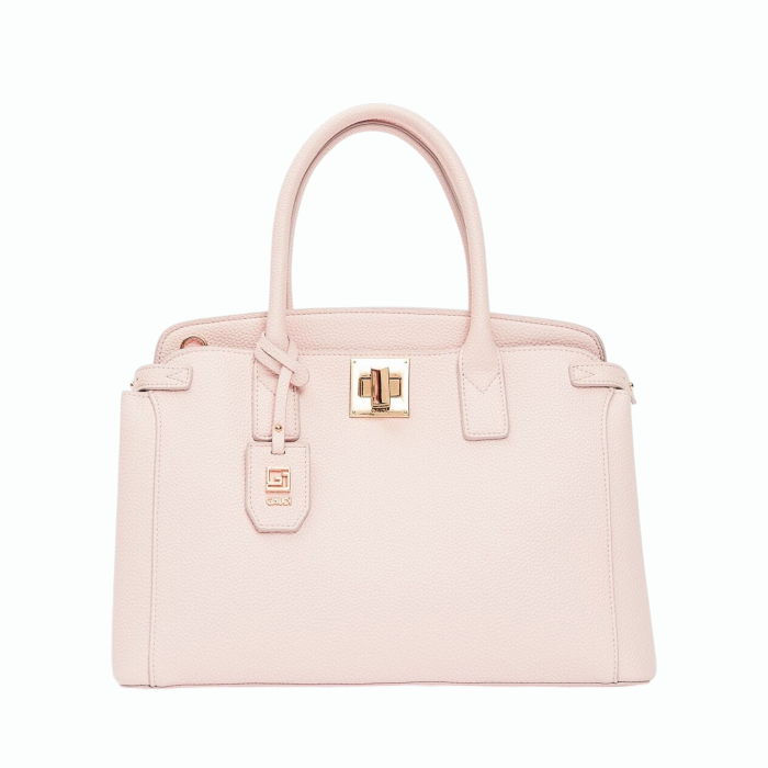 Borsa donna GAUDI' Top Handle ecopelle martellata manici corti e tracolla staccabile