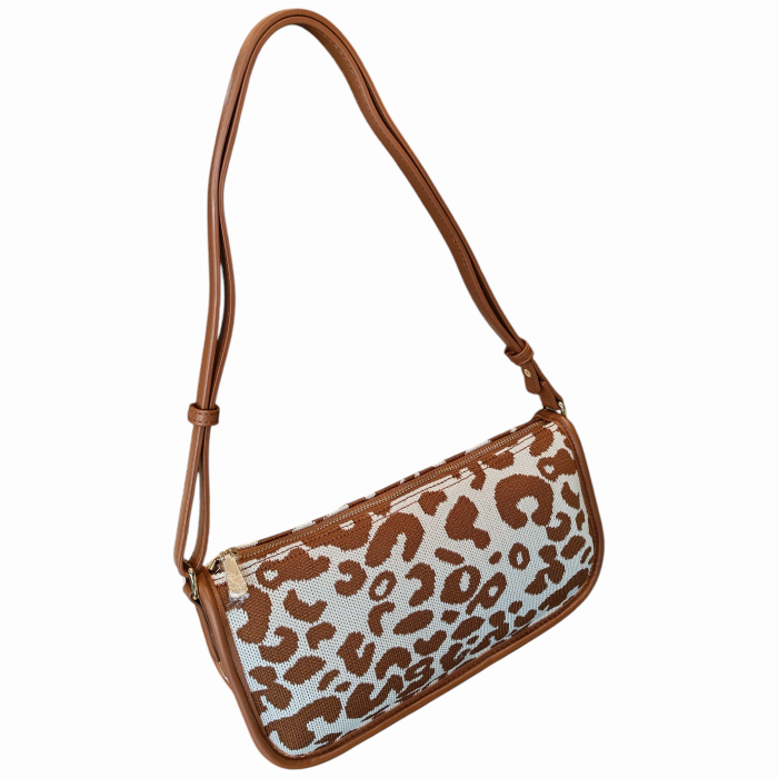 Borsa donna NALI' in tessuto mod. Texas maculata a spalla cinghia regolabile