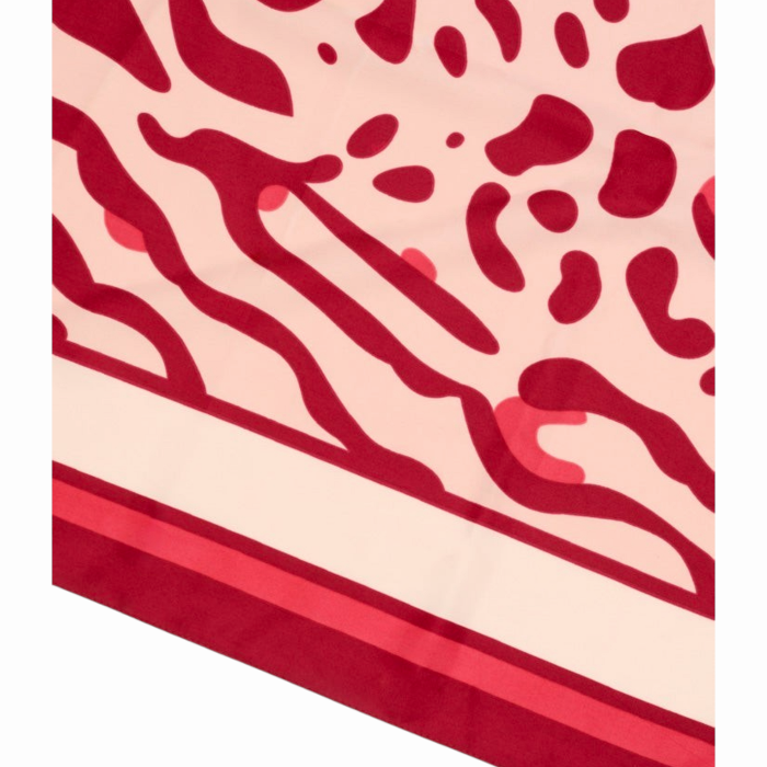 Foulard donna NALI' ampio con stampa maculata misura 130x130 cm