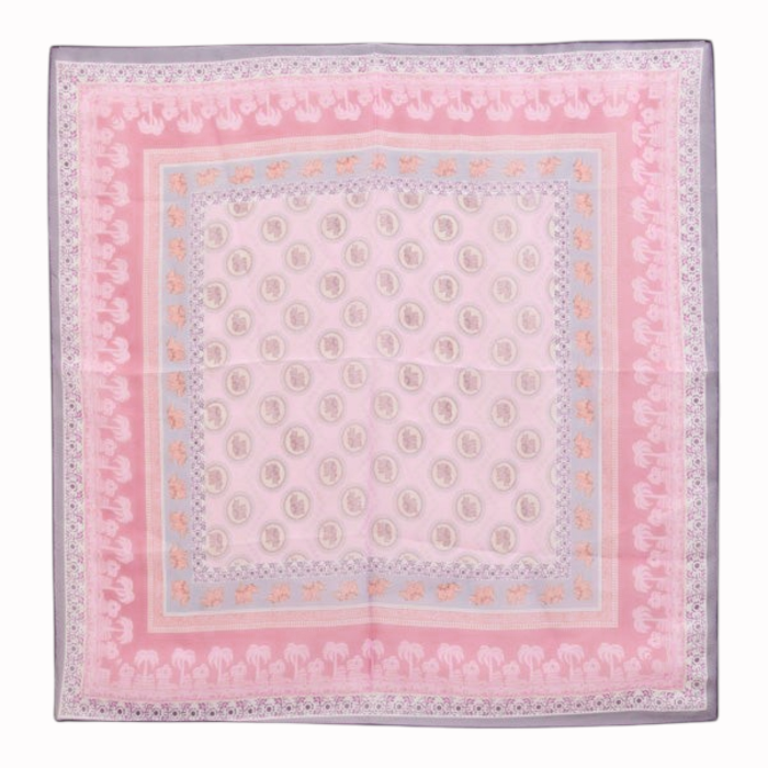 Foulard donna NALI' fantasia elefanti misura 70x70 cm