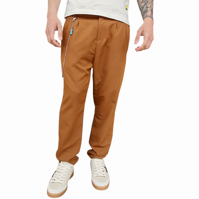 Completo uomo IMPERIAL overshirt con tasche frontali pantalone regular fit con pinces