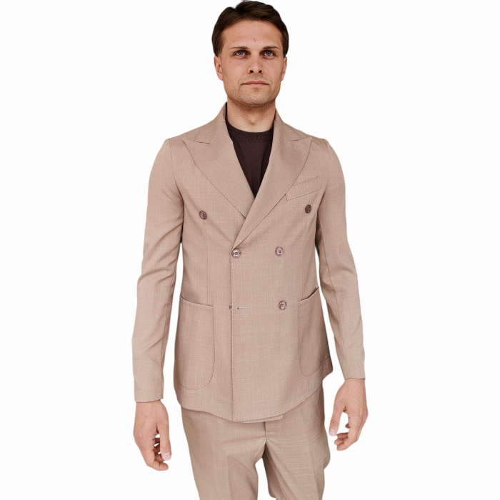 Abito uomo OFFICINA SARTORIALE ITALIANA slim fit con giacca doppiopetto