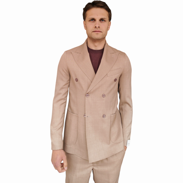 Abito uomo OFFICINA SARTORIALE ITALIANA slim fit con giacca doppiopetto