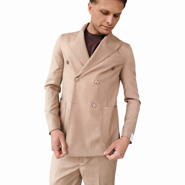 Abito uomo OFFICINA SARTORIALE ITALIANA slim fit con giacca doppiopetto