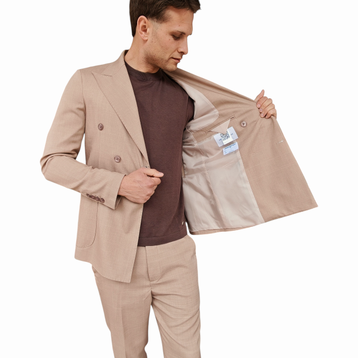 Abito uomo OFFICINA SARTORIALE ITALIANA slim fit con giacca doppiopetto