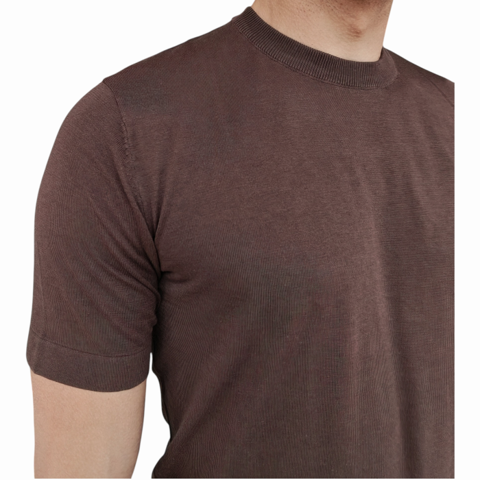 Maglia uomo GIANNI LUPO girocollo manica corta misto tencel/cotone/seta