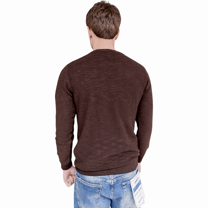 Maglia uomo IMPERIAL misto fresco cotone regular fit effetto bouclè