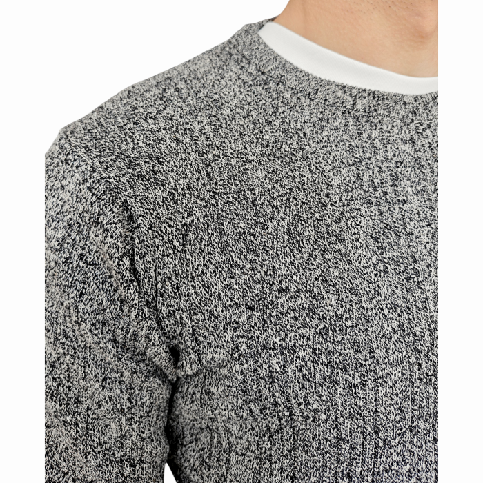 Maglia uomo IMPERIAL misto lino girocollo effetto melange