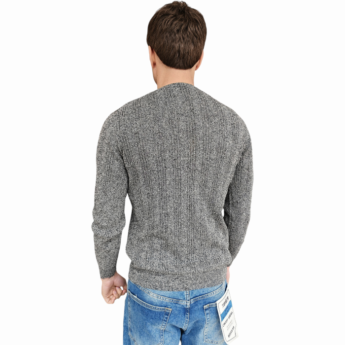 Maglia uomo IMPERIAL misto lino girocollo effetto melange