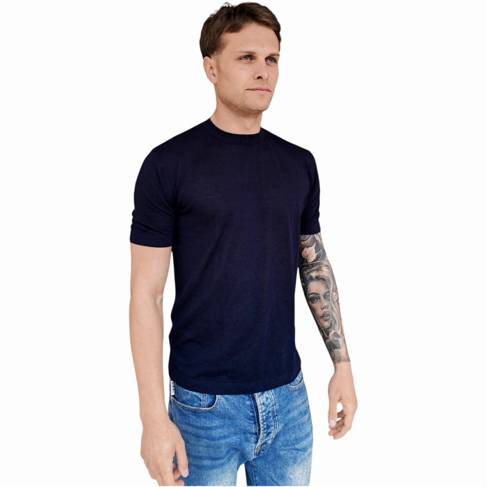 Maglia uomo GIANNI LUPO girocollo manica corta misto tencel/cotone/seta