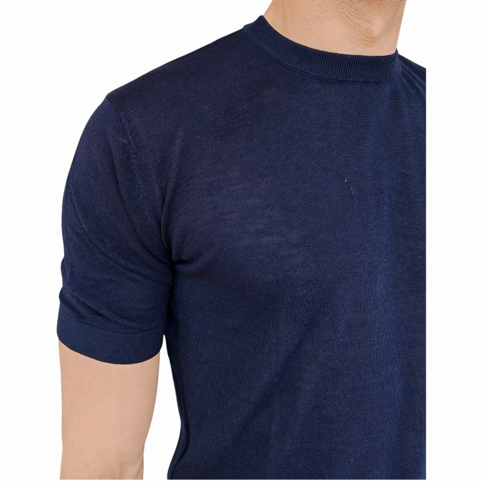 Maglia uomo GIANNI LUPO girocollo manica corta misto tencel/cotone/seta