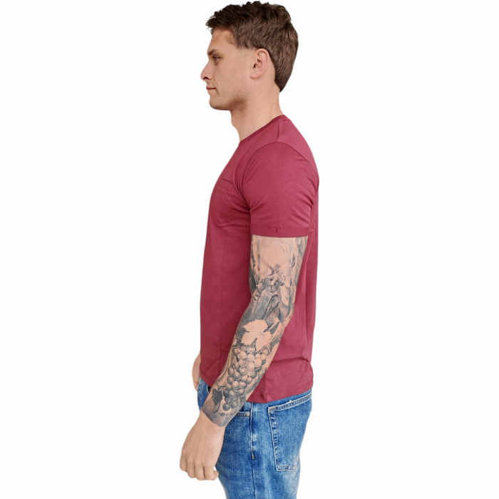 T-shirt uomo GIANNI LUPO 100% cotone extrafine girocollo e taschino a filo