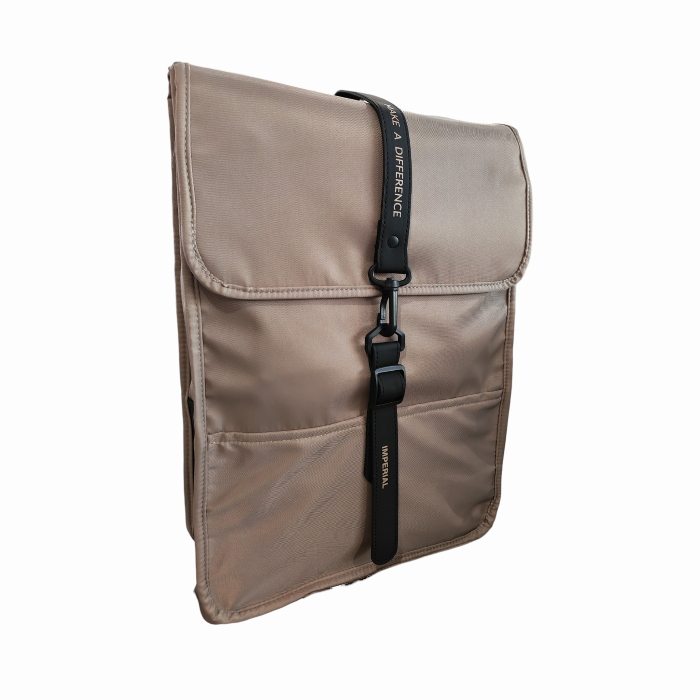 Zaino uomo IMPERIAL rettangolare in nylon con chiusura a fibbia
