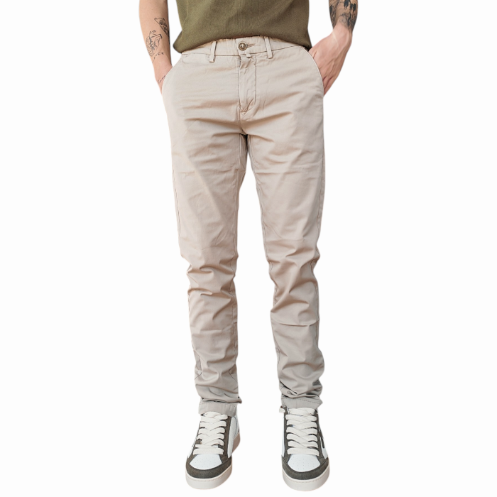 Pantalone uomo GIANNI LUPO slim fit basic in fresco cotone tasche America
