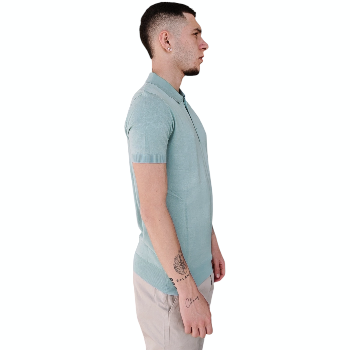 Polo uomo GIANNI LUPO misto viscosa slim fit basic manica corta