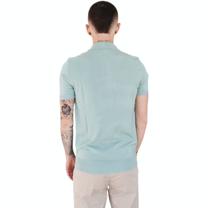 Polo uomo GIANNI LUPO misto viscosa slim fit basic manica corta