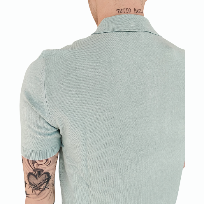 Polo uomo GIANNI LUPO misto viscosa slim fit basic manica corta