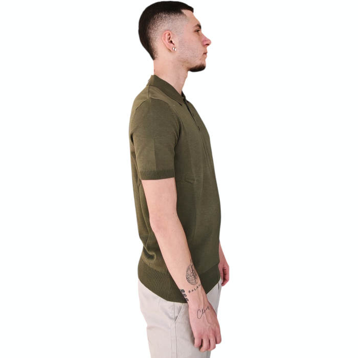 Polo uomo GIANNI LUPO misto viscosa slim fit basic manica corta