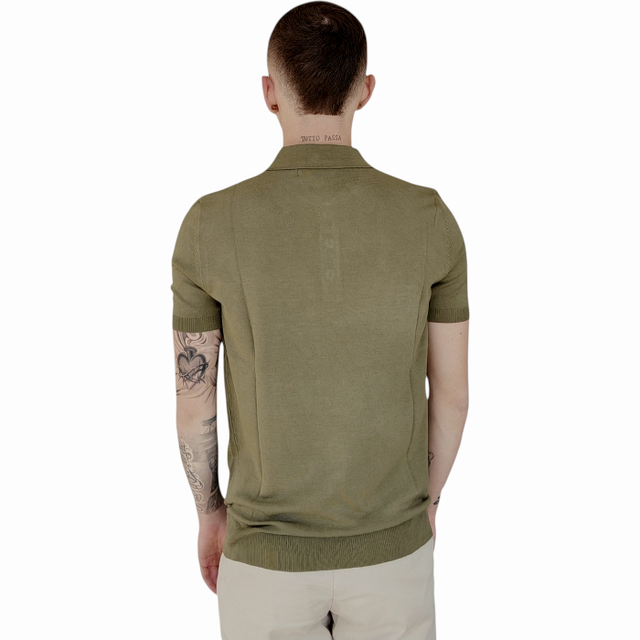 Polo uomo GIANNI LUPO misto viscosa slim fit basic manica corta