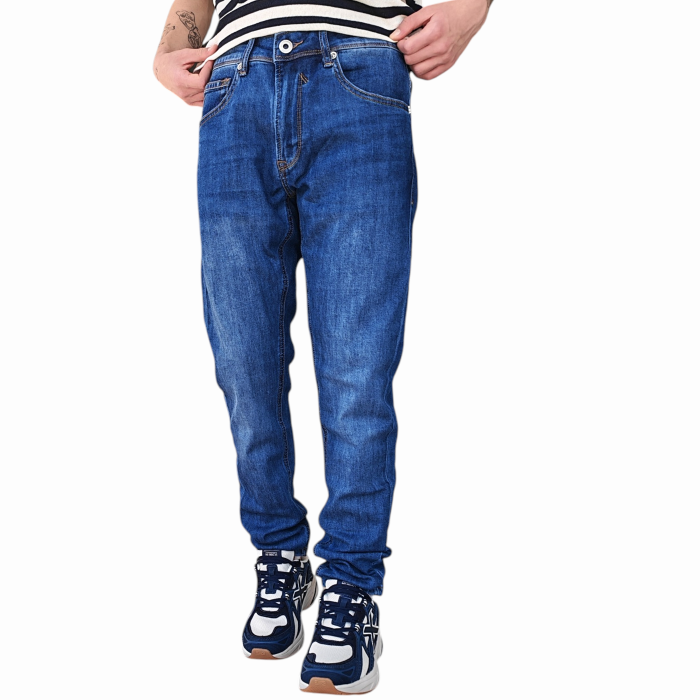 Jeans uomo GIANNI LUPO mod. Kevin skinny fit dark wash elasticizzato